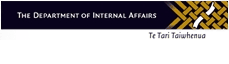 Logo of the New Zealand Department of Internal Affairs