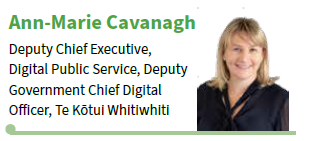 Ann-Marie Cavanagh Deputy Chief Executive, Digital Public Service, Deputy Government Chief Digital Officer Te Kōtui Whitiwhiti