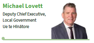 Michael Lovett, Deputy Chief Executive, Local Government Ue te Hīnātore