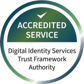 Mark of an Accredited Service from the Digital Identity Services Trust Framework Authority